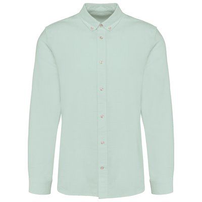 Camisa Oxford manga larga hombre entallada Oxford Green M