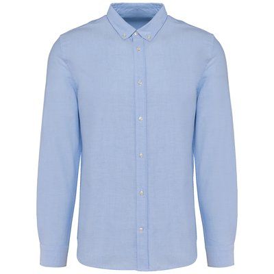 Camisa Oxford manga larga hombre entallada Oxford Sky BLue XL