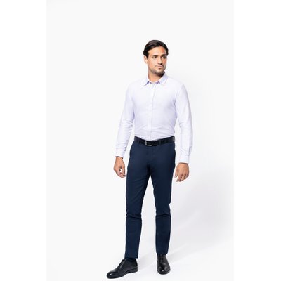 Camisa Oxford manga larga hombre entallada