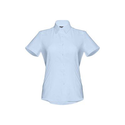 Camisa oxford mujer manga corta entallada