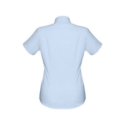 Camisa oxford mujer manga corta entallada