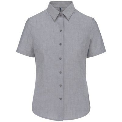 Camisa oxford mujer manga corta Oxford Zinc S