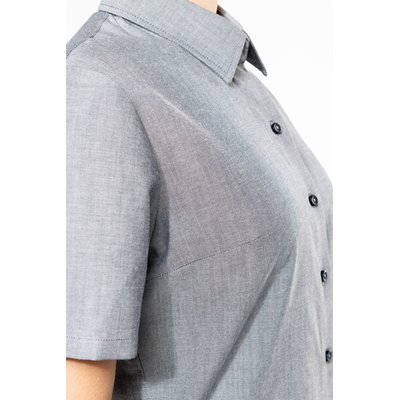 Camisa oxford mujer manga corta