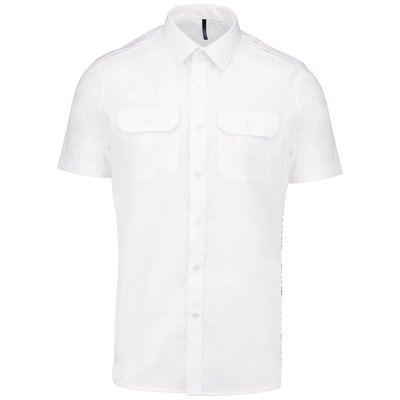 Camisa piloto hombre White S