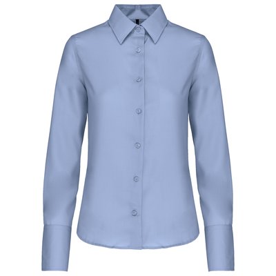 Camisa no-plancha para mujer Azul XXL