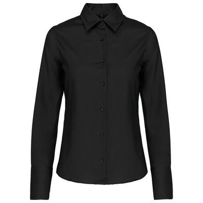 Camisa no-plancha para mujer Black XS