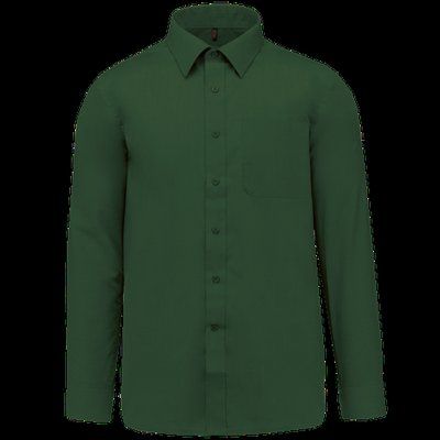 Camisa de polialgodón hombre Forest Green XXL