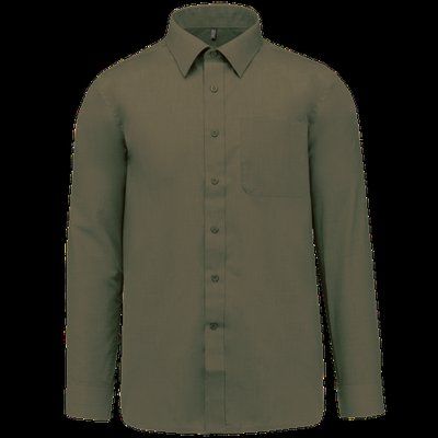 Camisa de polialgodón hombre Light khaki 3XL