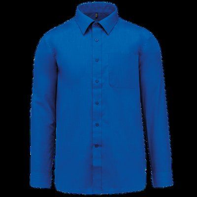 Camisa de polialgodón hombre Light Royal Blue XL