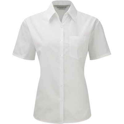 Camisa de polialgodón mujer White XXL