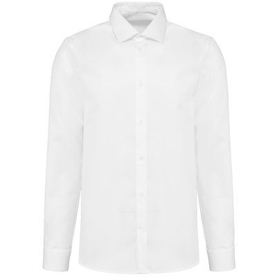 Camisa popelina algodón hombre White L