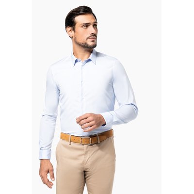 Camisa popelina algodón hombre