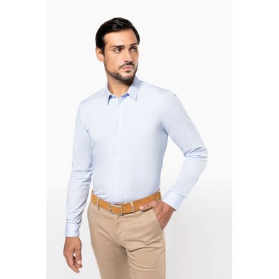 Camisa popelina algodón hombre