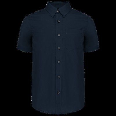 Camisa popelina manga corta infantil Navy 8/10 ans