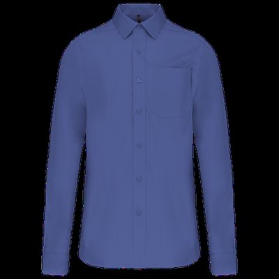 Camisa popelina manga larga hombre Cobalt Blue S