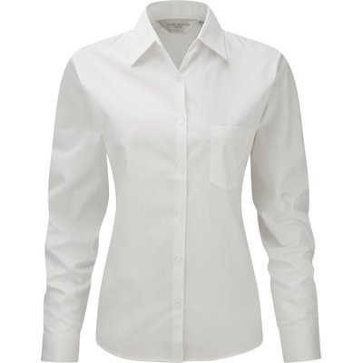 Camisa popelina mujer White M