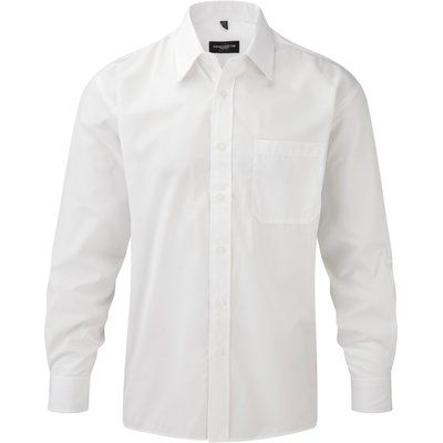 Camisa Popelina Polialgodón Hombre White XXL