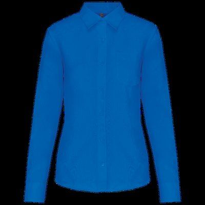 Camisa popelina polialgodón mujer Light Royal Blue 3XL