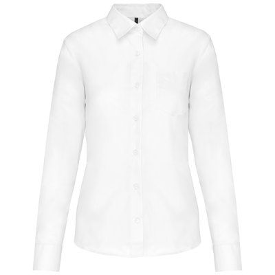 Camisa popelina polialgodón mujer White XS