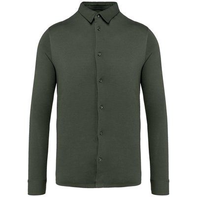 Camisa punto jersey algodón Organic Khaki M