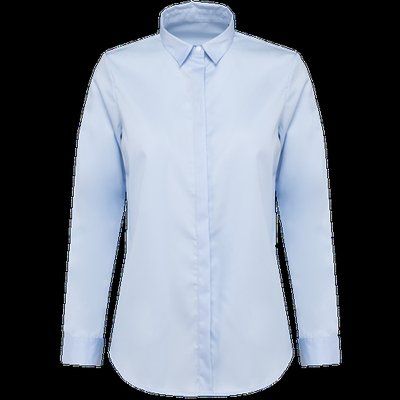 Camisa sarga manga larga chica Essential Light Blue S