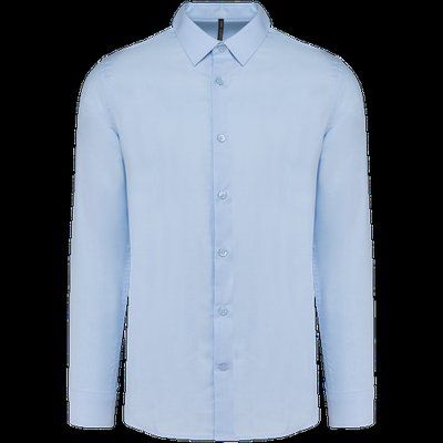 Camisa tejido oxford de manga larga Oxford Blue 4XL