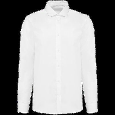 Camisa Tejido de popelina hombre White S