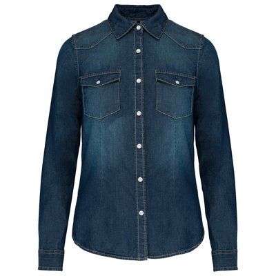 Camisa vaquera manga larga mujer Blue Jean XXL