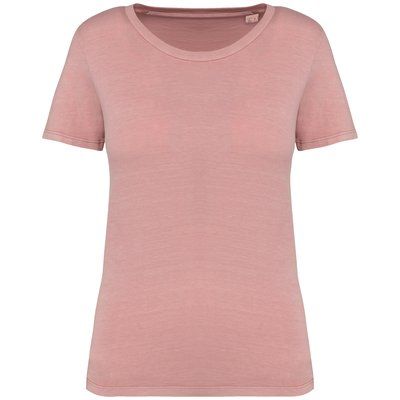 Camiseta ajustada algodón orgánico mujer Washed Petal Rose L