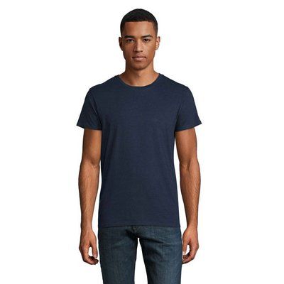 Camiseta ajustada de cuello redondo para hombre Denim XL