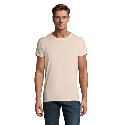 Camiseta ajustada de cuello redondo para hombre Natural 3XL