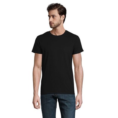 Camiseta ajustada de cuello redondo para hombre