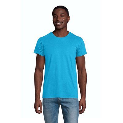 Camiseta Ajustada Hombre 175g Azul XS