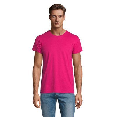 Camiseta Ajustada Hombre 175g Fucsia L