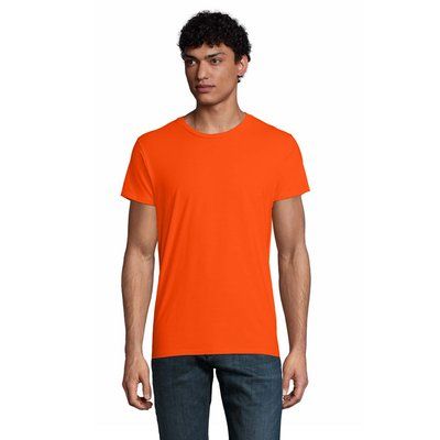 Camiseta Ajustada Hombre 175g Naranja 3XL