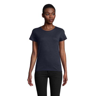 Camiseta Ajustada Mujer Algodón Orgánico Gris S