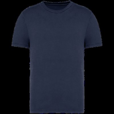 Camiseta algodón corte ajustado Azul 4XL