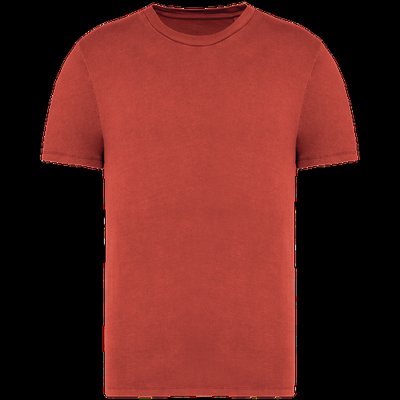 Camiseta algodón corte ajustado Rojo XS