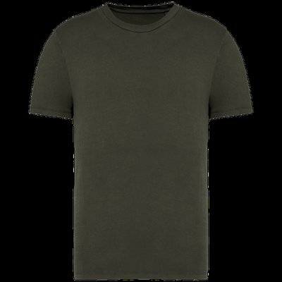 Camiseta algodón corte ajustado Verde XS