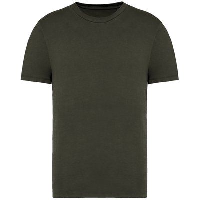 Camiseta algodón corte ajustado Washed Organic Khaki XXS