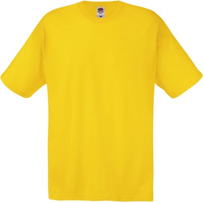 Camiseta algodón cuello redondo Amarillo S