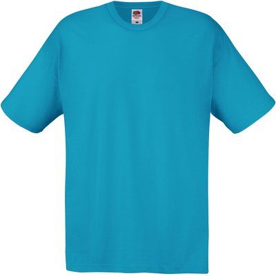 Camiseta algodón cuello redondo Azur Blue S