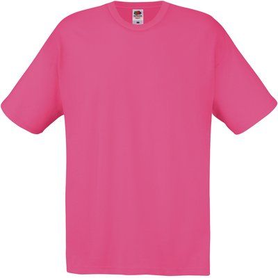 Camiseta algodón cuello redondo Fuchsia 3XL