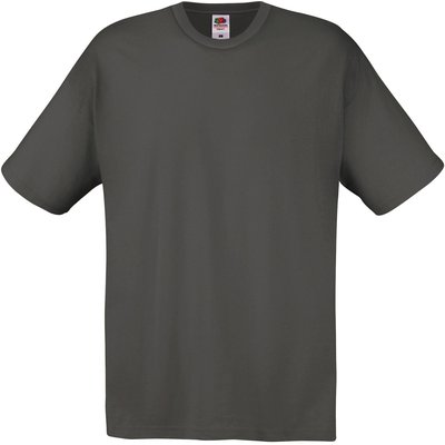 Camiseta algodón cuello redondo Gris L