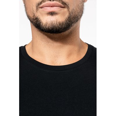 Camiseta algodón cuello redondo manga larga