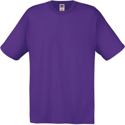 Camiseta algodón cuello redondo Purple S