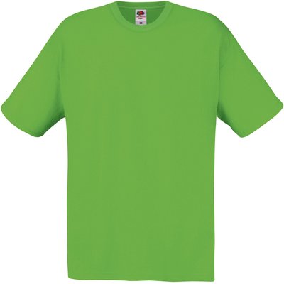 Camiseta algodón cuello redondo Verde 3XL