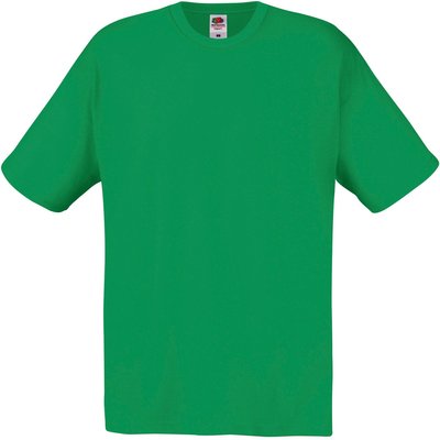 Camiseta algodón cuello redondo Verde M