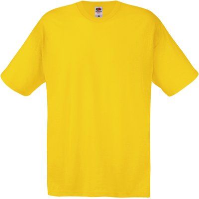 Camiseta algodón cuello redondo Yellow S