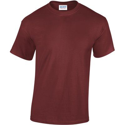 Camiseta algodón hombre Maroon XXL